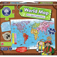 World Map: Giant Jigsaw Puzzle & Poster